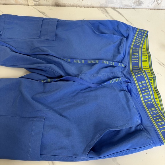 Med Couture Blue Women's Scrub Pants - Picture 2 of 4